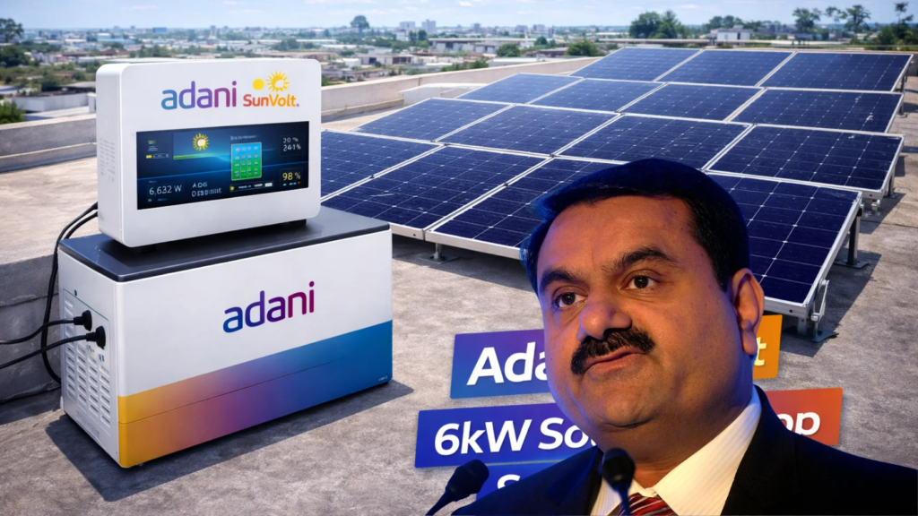 Adani SunVolt 6kW Solar Rooftop System 2026
